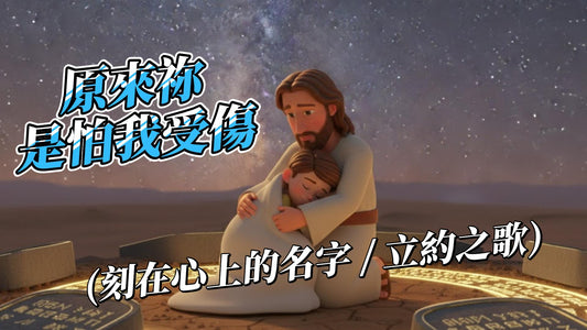 【 MP3 + 9張圖】《原來祢是怕我受傷》全套珍藏組｜唯美插畫【愛與立約】